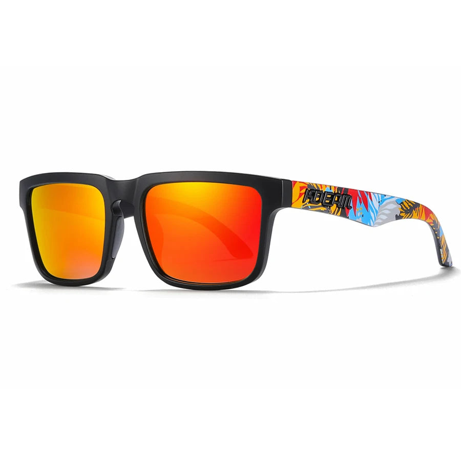 KDEAM Brand Hot Selling Square Polarized Men Sunglasses Brief And Fashion Design Leisure Women Shades Fishing Driving Glasses