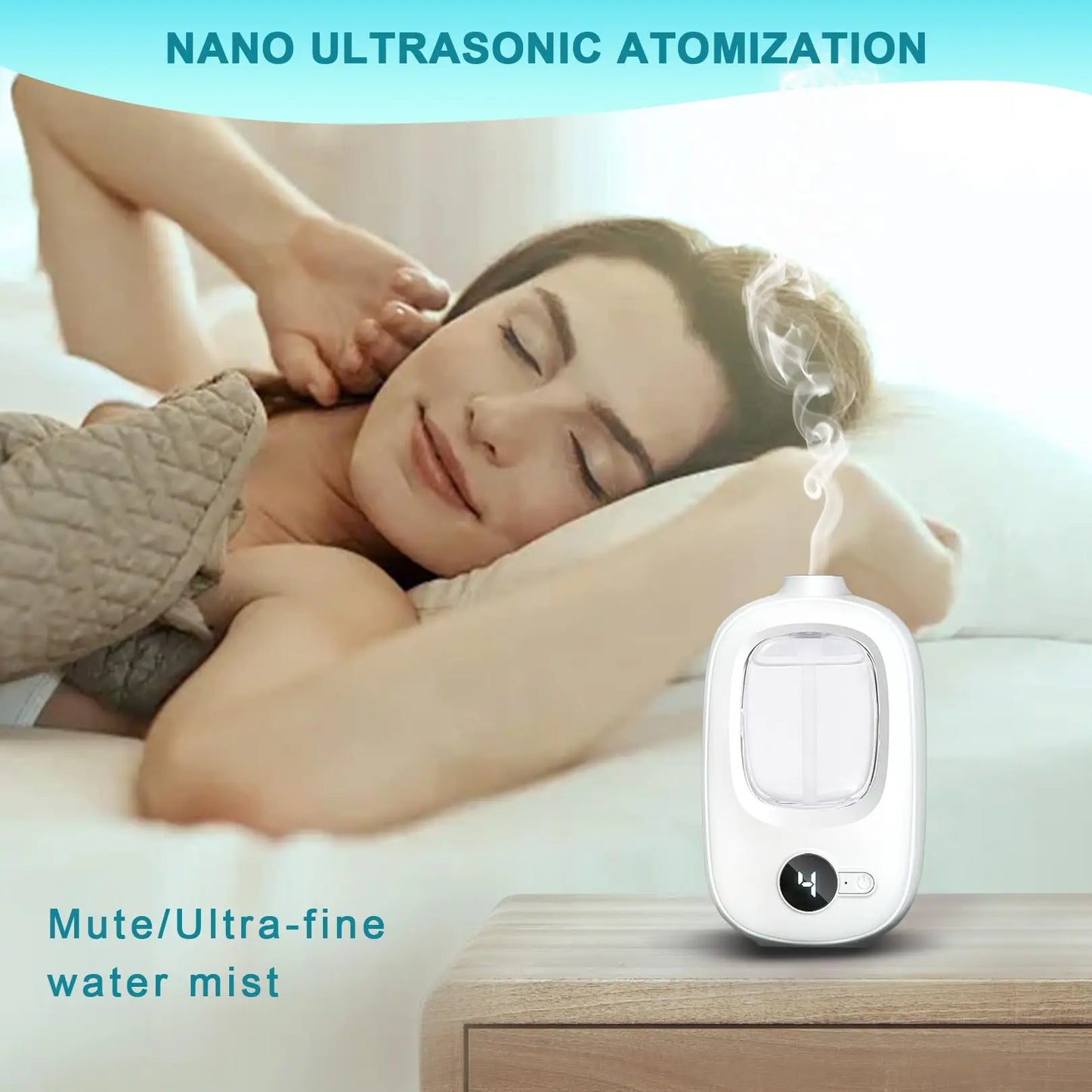 Upgrade Wall Mounted Essential Oil Diffuser,Perfume,4 Modes Humidifier,Wireless Car Air Freshener Deodorization Bathroom Home