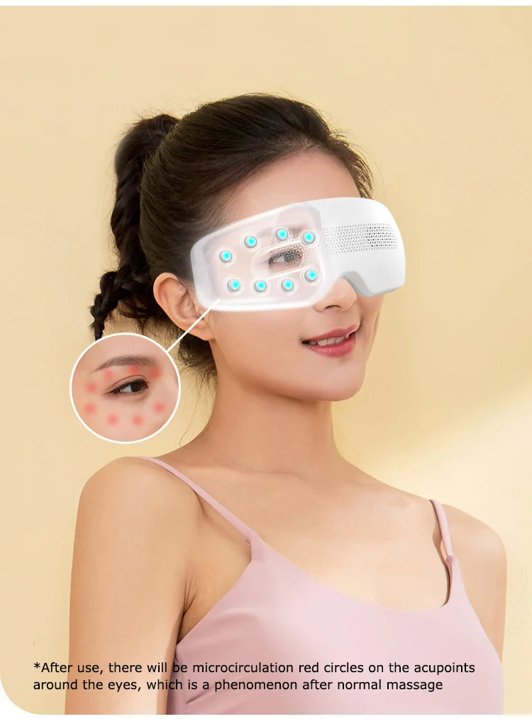 MARESE E22 Electric Eye Massager Acupuncture Point Vibration Massage Eye Care With Bluetooth Music Relieves Fatigue Dark Circles
