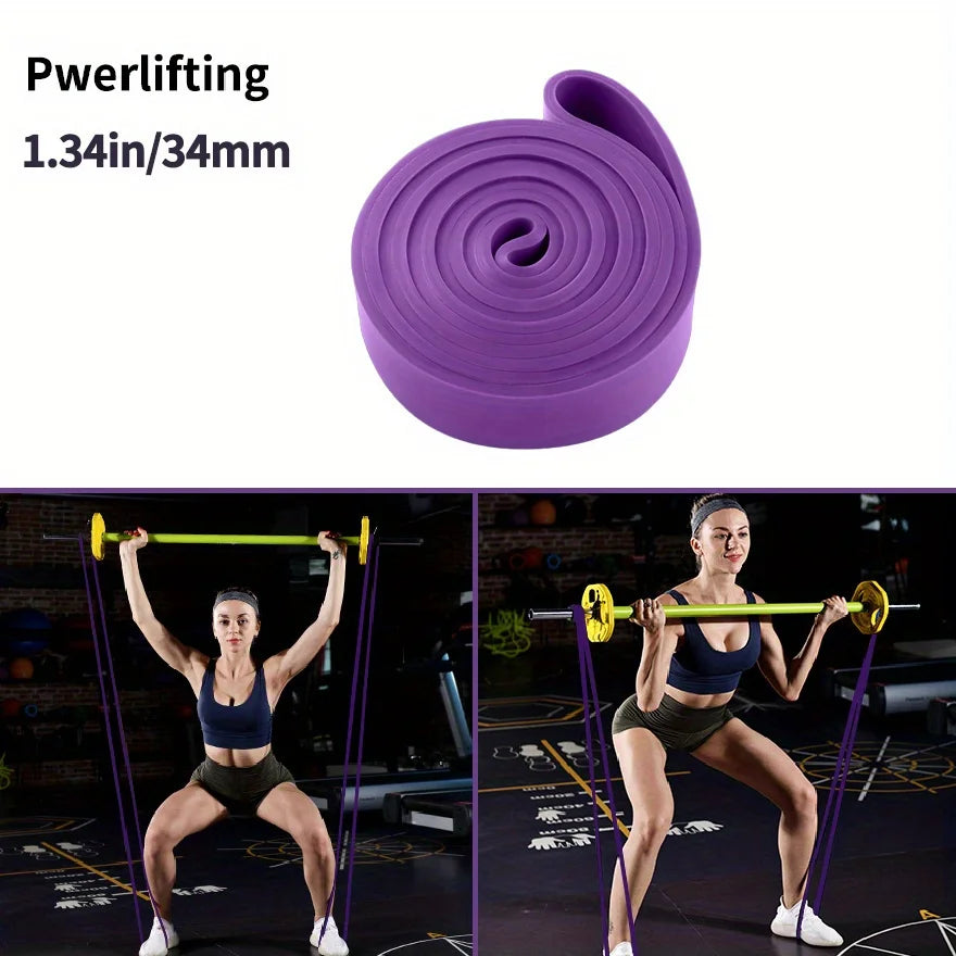 Heavy Duty Latex Resistance Band Exercise Elastic Band For Sport Strength Pull Up Assist Band Workout Pilates Fitness Equipment