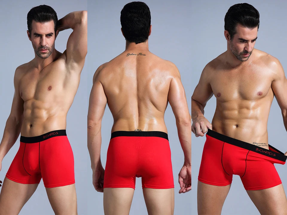 4pcs Cotton Boxers For Man Underwear Slip High Quality Men's Panties Sexy Homme Underpants Boxer Shorts calecon Trunks