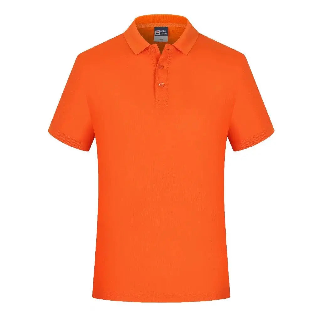 Men's shirt customization/design logo short sleeved polo shirt DIY logo top casual work advertising team/commemorative polo