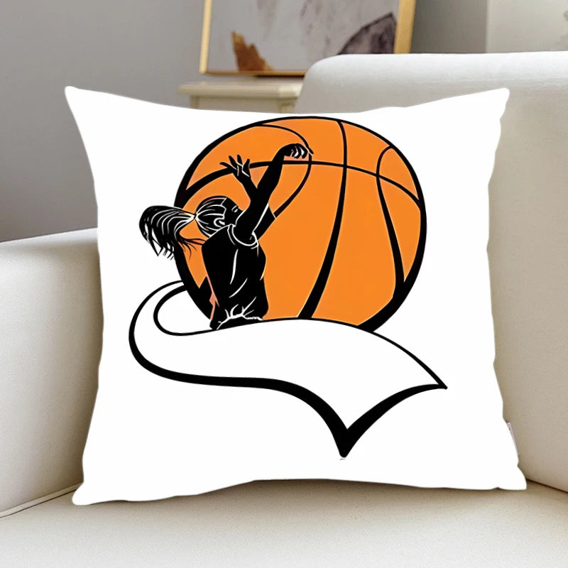 New Pillow basketball Slips Pillow Covers Bedding Comfortable Cushion Good For Sofa Home Car High Quality Pillow Cases boy gift