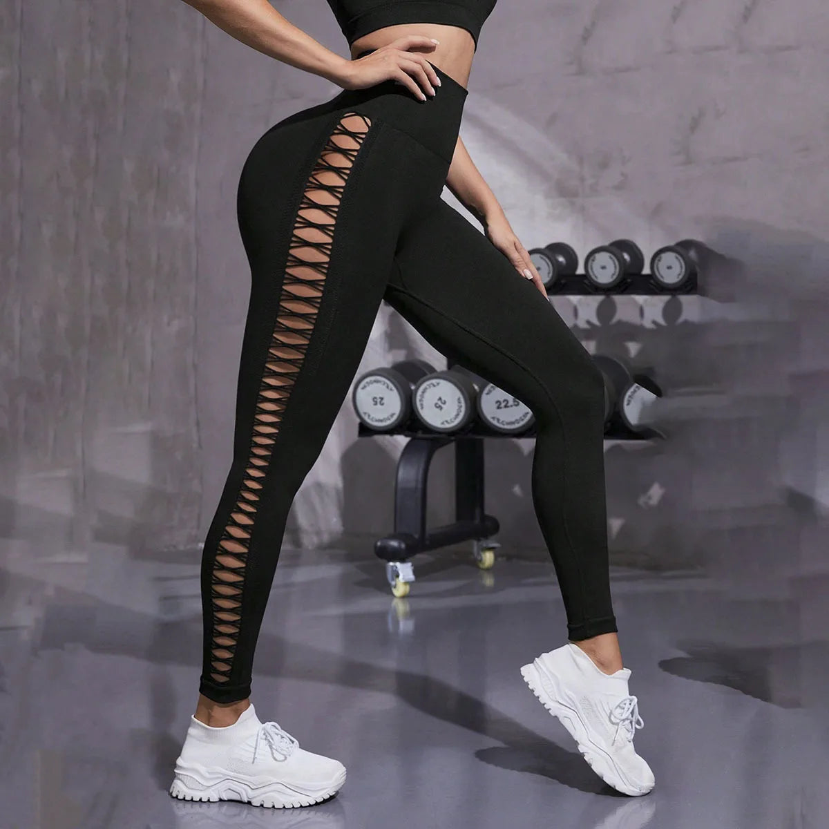 Cycling Sport Leggings Side mesh design yoga Pants Butt Lifting Tie dye Tights High Waist no awkward lines Slim Fitness pants