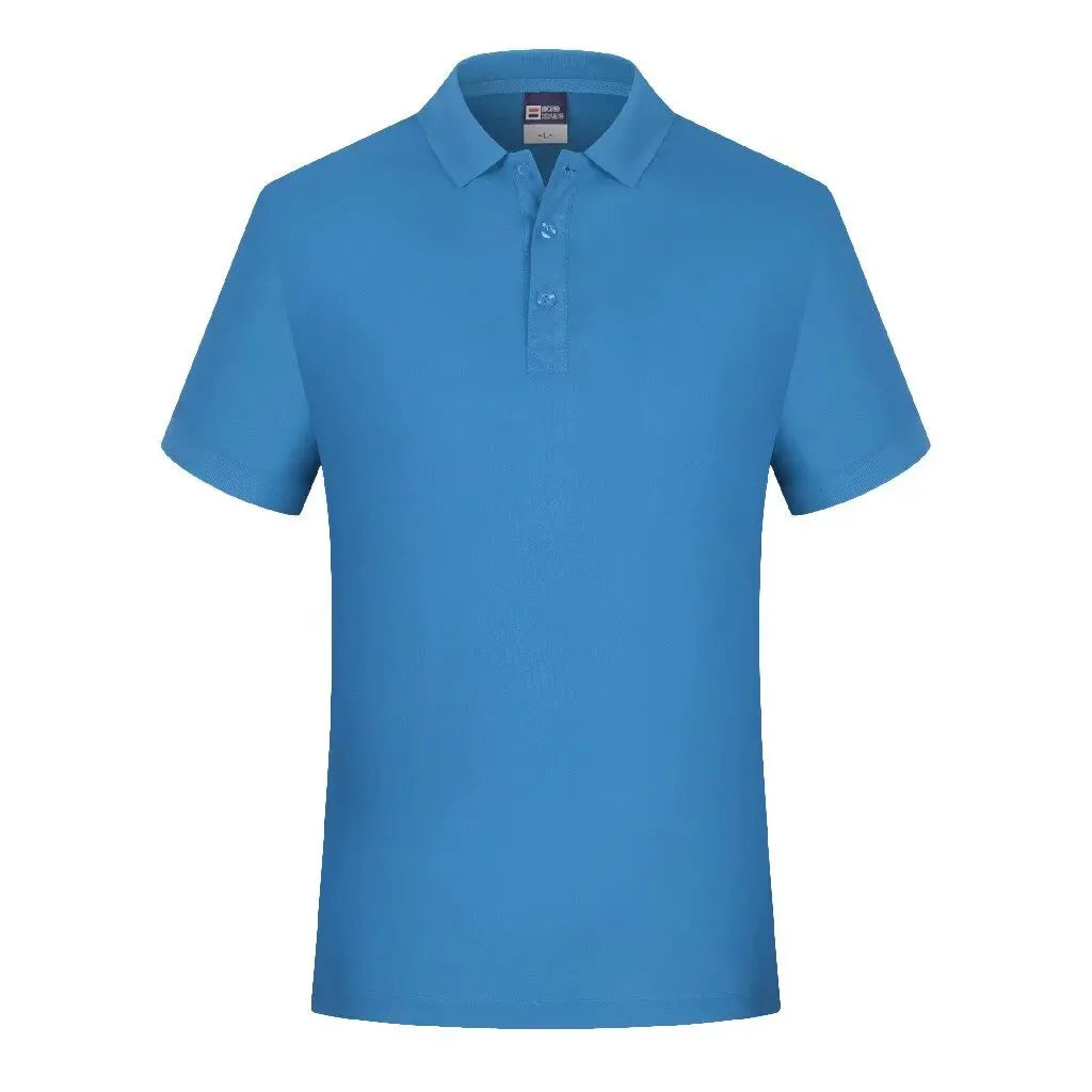 Men's shirt customization/design logo short sleeved polo shirt DIY logo top casual work advertising team/commemorative polo