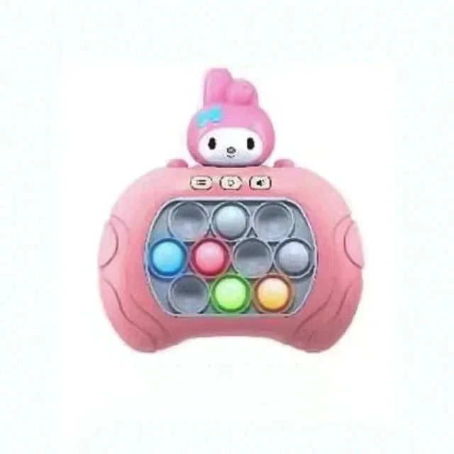 Sanrio Stitch Quick Push Bubbles Game Machine for Kids, Fun Whac-A-Mole Squeezer, Anti Stress Sensory Fidget Toy, New Gifts