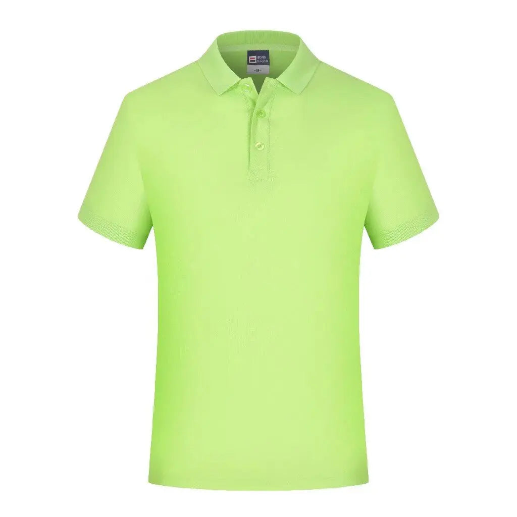 Men's shirt customization/design logo short sleeved polo shirt DIY logo top casual work advertising team/commemorative polo