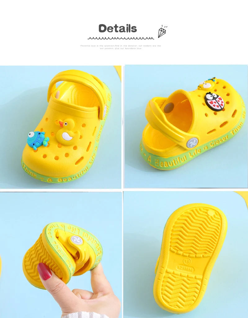 Summer Baby Shoes Sandals for Girls Boy Mules Baby Girl Shoes Cartoon Sandal Infantil for Boy Children's Garden Shoes