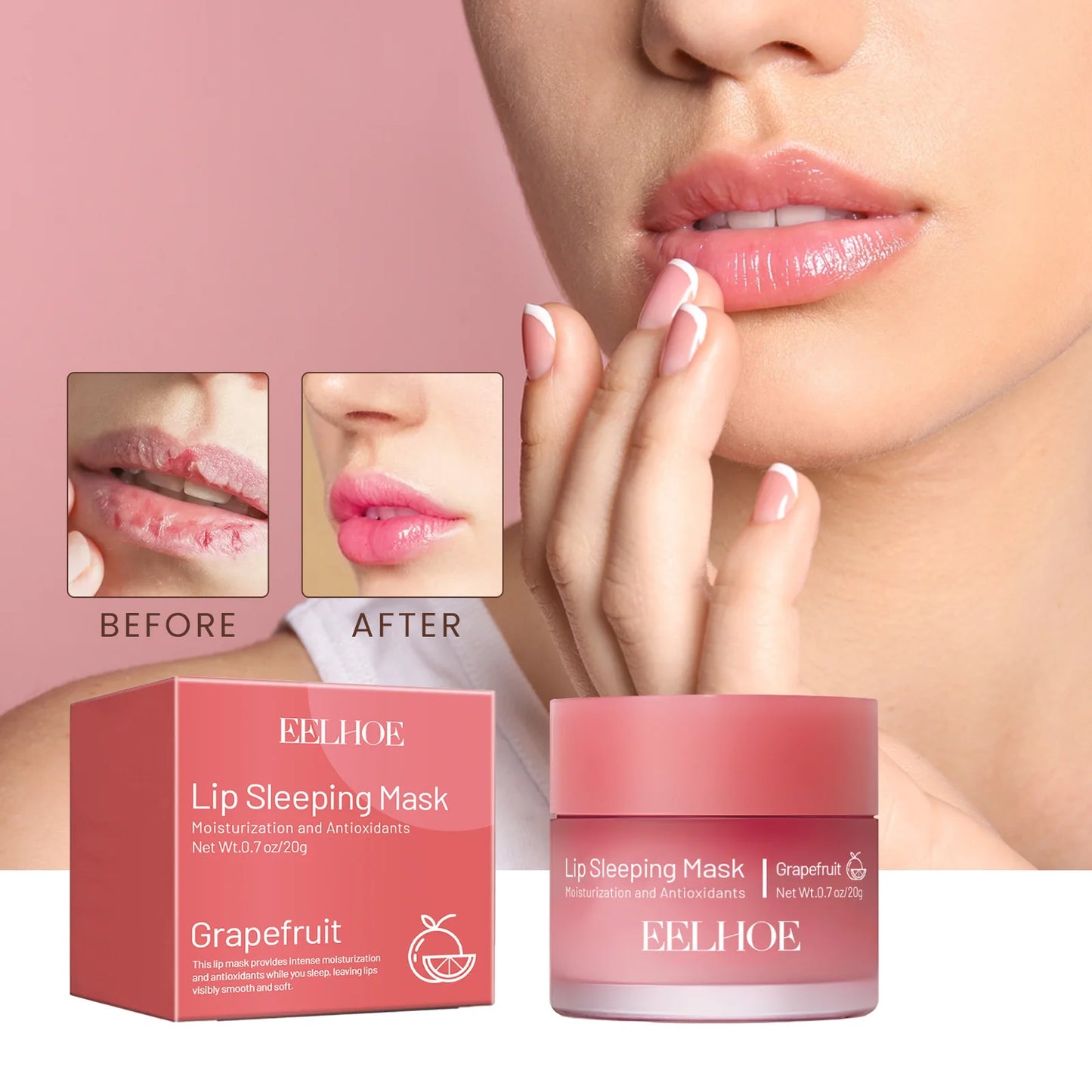Lip Sleeping Mask Fading Lip Wrinkles Removing Keratin Improving Dryness Peeling Moisturizing & Nourishing Lip Care Products