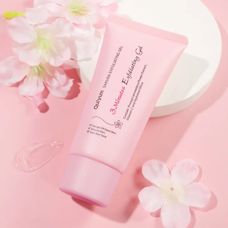 Sakura Gentle Exfoliating Peeling Gel Facial Scrub Moisturizing Nourishing Repair Scrubs Face Cream Beauty Skin Care