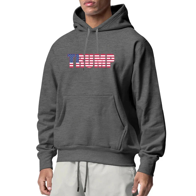 Trump 2024 Theme Hoody Hooded Shirt Sweatshirts for Men Men's Hoodies New & Graphic Essentials Hoodie Sweatshirt