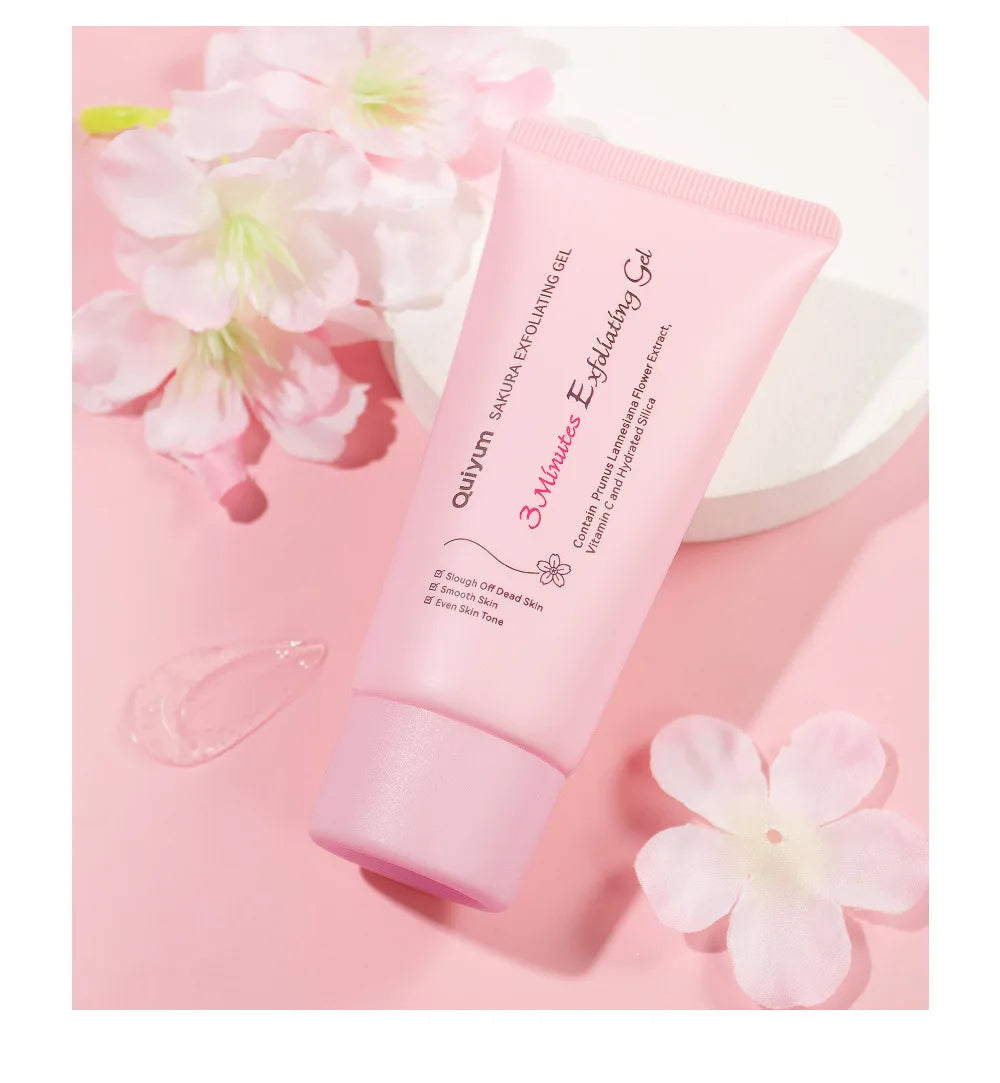 Sakura Gentle Exfoliating Peeling Gel Facial Scrub Moisturizing Nourishing Repair Scrubs Face Cream Beauty Skin Care