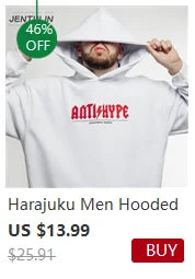 Punk Lyrical Print Clothing Oversized Hip Hop Pullover Streetwear Men's Hoodies Harajuku Fashion Tops Goth Hooded Sweatshirt Y2K