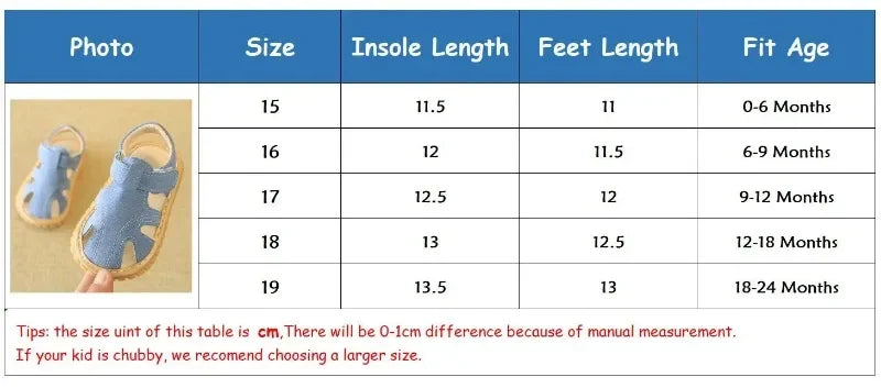 New Baby Shoes First Shoes Newborn Boy Girl First Walkers Indoor Non-slip Baby Sandals Rubber Sole Summer Beach Infant Sandal