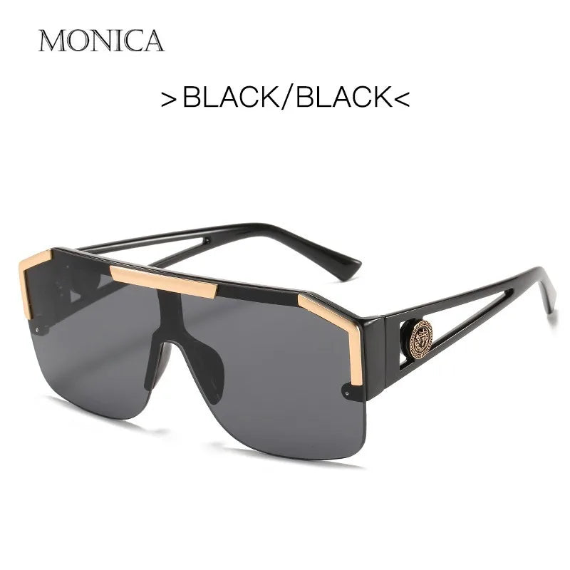 Luxury Oversized Men Sunglasses Brand Designer Sun Glasses For Women Fashion Gradient Square Shades