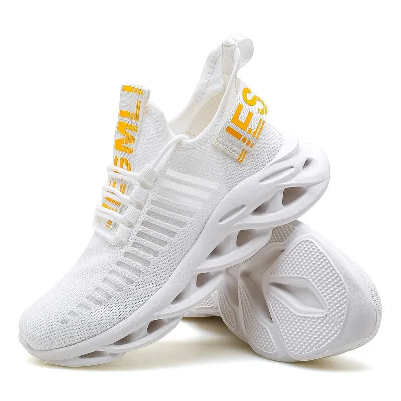 MAEDEF Men Shoes Comfortable Casual Sneakers Breathable Platform Running Shoes Man Mesh Tenis Sport Shoes Waling Tenis Masculino