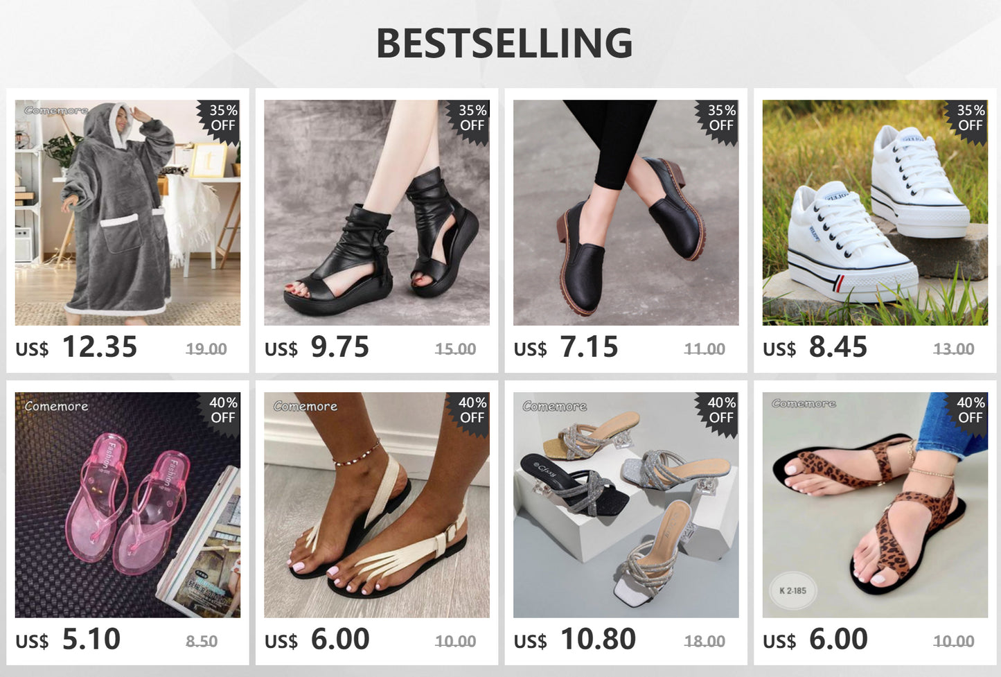 Comemore Transparent Pumps Slip-On Thin Heel High Heels Slide Slipper Womens Party Shoes Nightclub White Women's Sandal Size 43