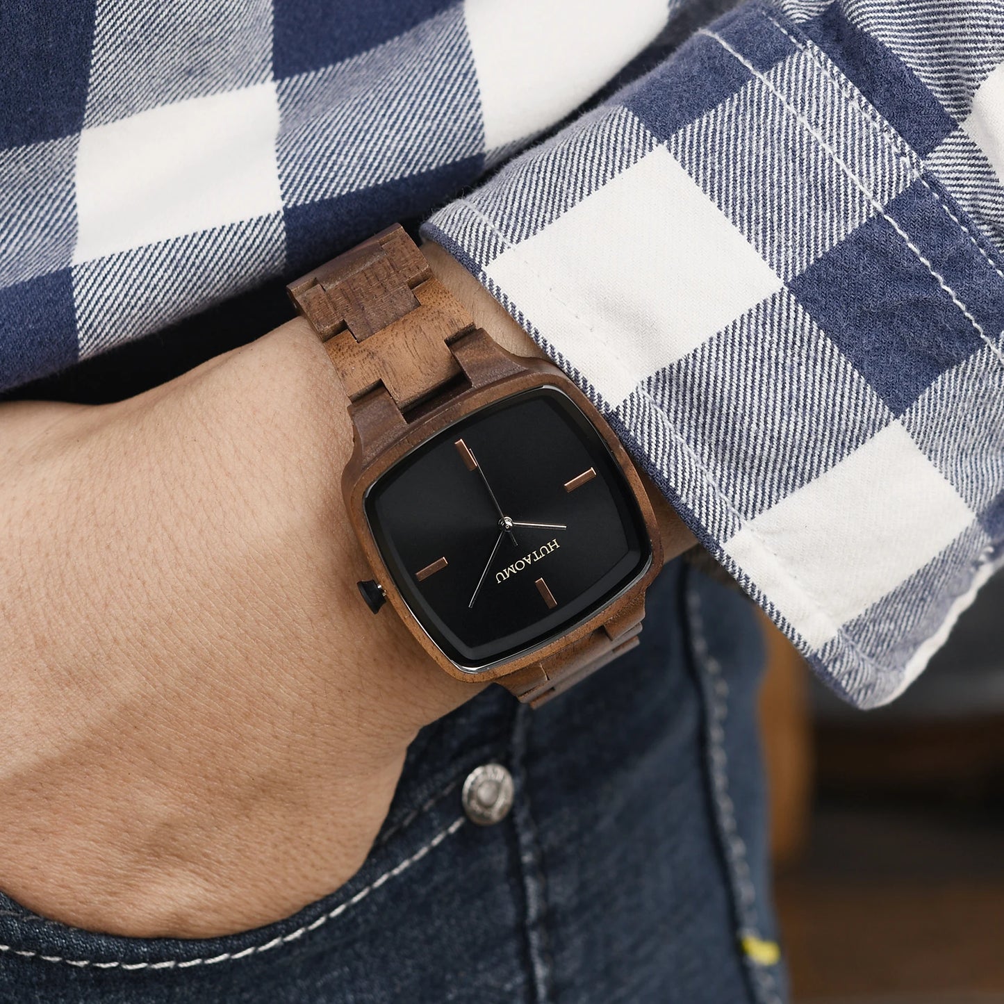 DODO DEER Wood Watch for Men and Women reloj hombre gift custom dropshipping