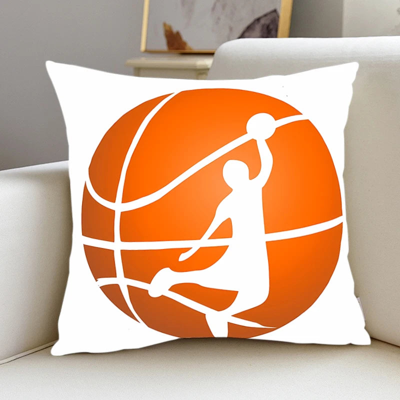 New Pillow basketball Slips Pillow Covers Bedding Comfortable Cushion Good For Sofa Home Car High Quality Pillow Cases boy gift