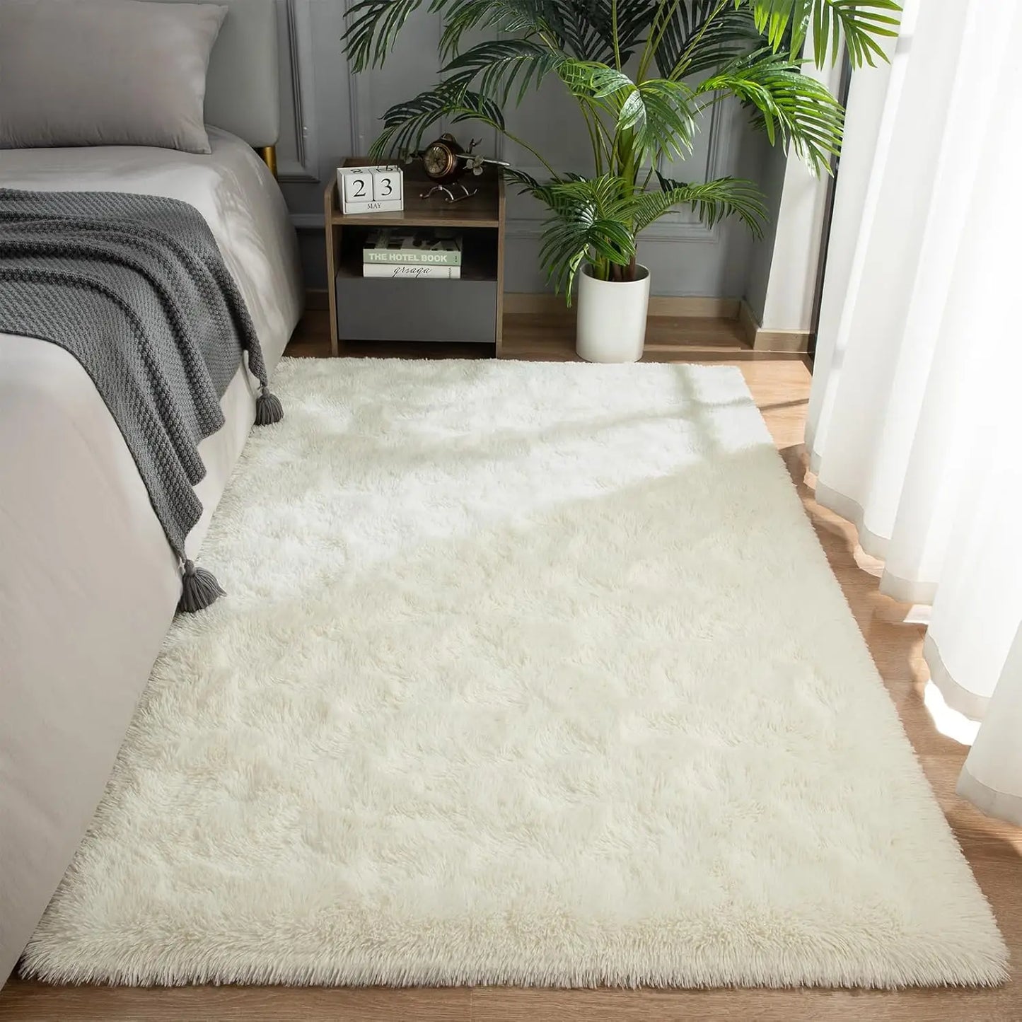 Plush Carpets Fluffy Ultra Soft Indoor Modern Area Rugs Living Room Play Mats For Children Bedroom Home Decor Nursery Rug