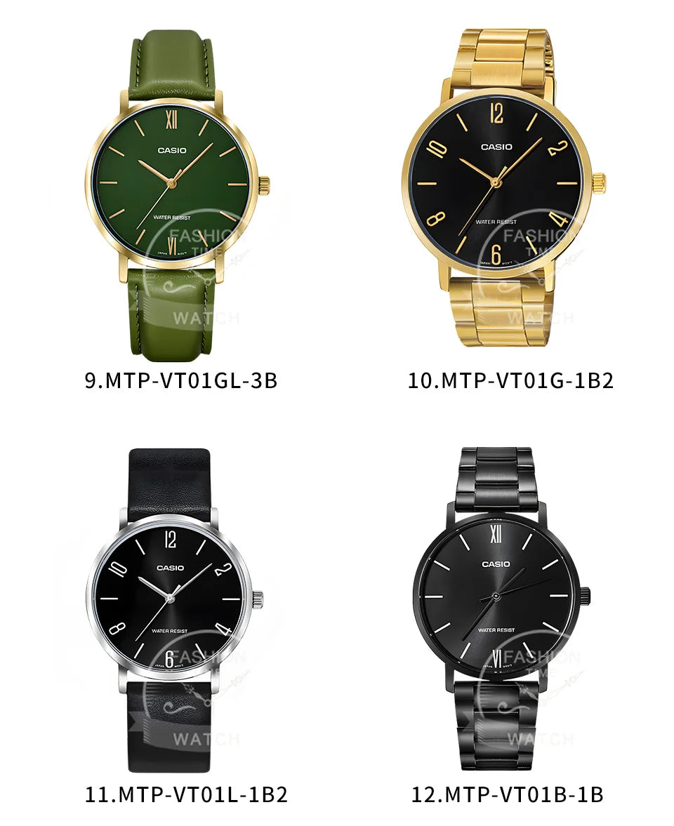 Casio watch for men simple fashionable Waterproof Quartz Watch reloj casio hombre free shipping MTP-VT01 series