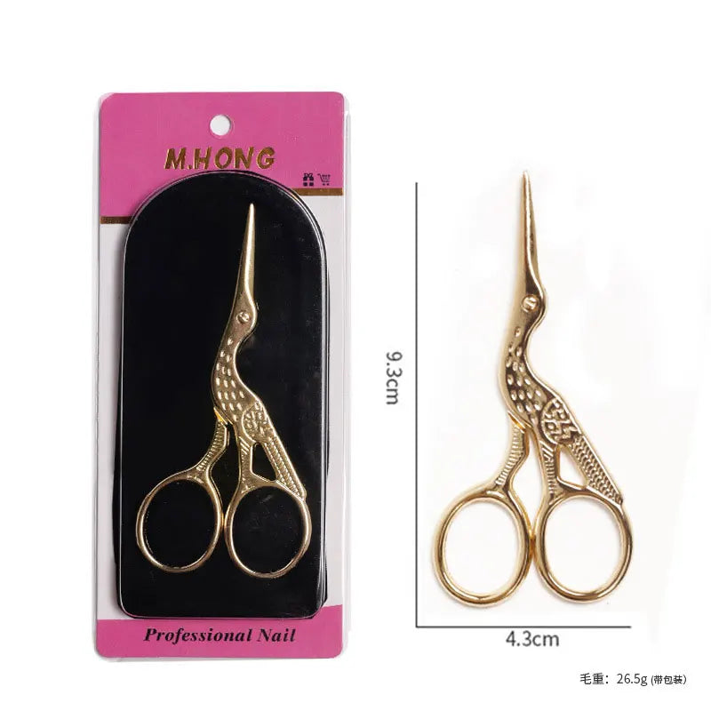 Eyebrow Scissor Makeup Eyelash Trimmer Nose Facial Hair Remover Multifunctional Scissors Stainless Steel Nail Cuticle Tools