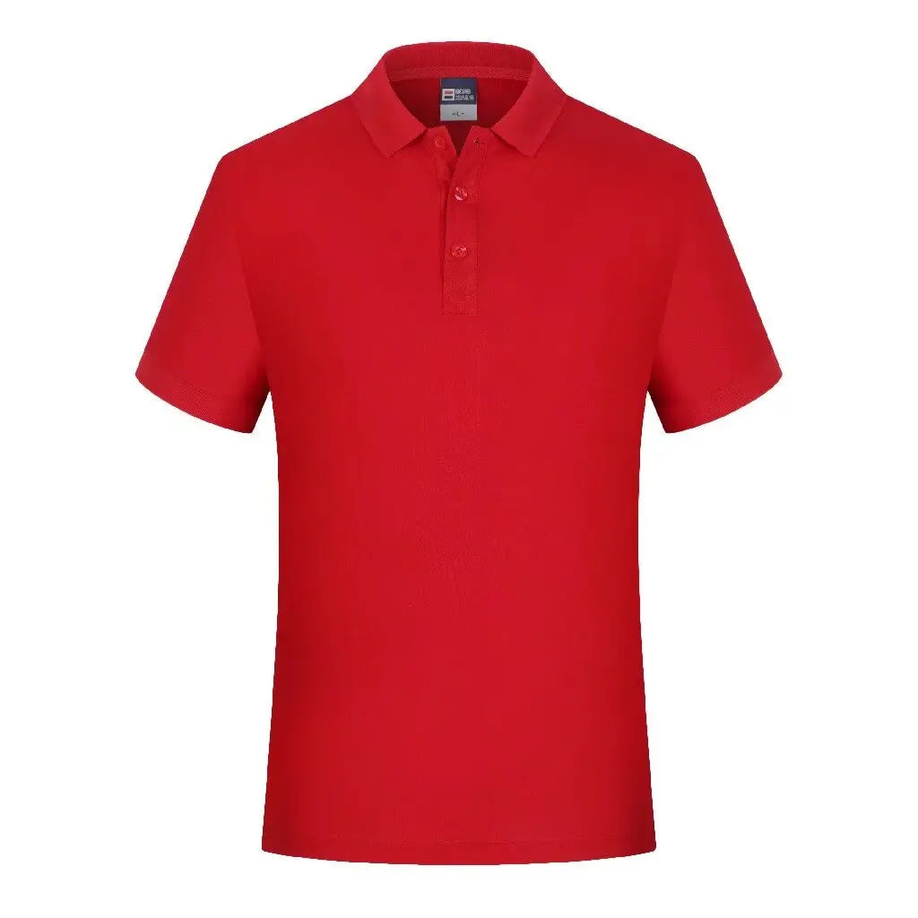 Men's shirt customization/design logo short sleeved polo shirt DIY logo top casual work advertising team/commemorative polo