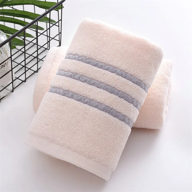 Cotton Adult 100% Cotton Thick Bath Towel, Solid Color Bath Towel, Soft, Affinity Bathroom Facial Towel, Adult Home Hotel Facial