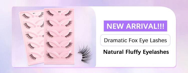 3/5 Pairs Fake Lashes Natural Long False Eyelashes Extension Fluffy 3D Mink Lashes Wispy Strip Eyelashes Makeup Tools maquillaje