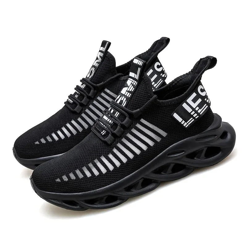 MAEDEF Men Shoes Comfortable Casual Sneakers Breathable Platform Running Shoes Man Mesh Tenis Sport Shoes Waling Tenis Masculino