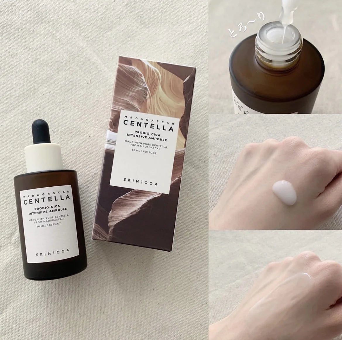 Korean Centella Probio-Cica Essence Toner Ampoule Facial Serum Face Cream and Bakuchiol Eye Cream Skincare Original Products Set