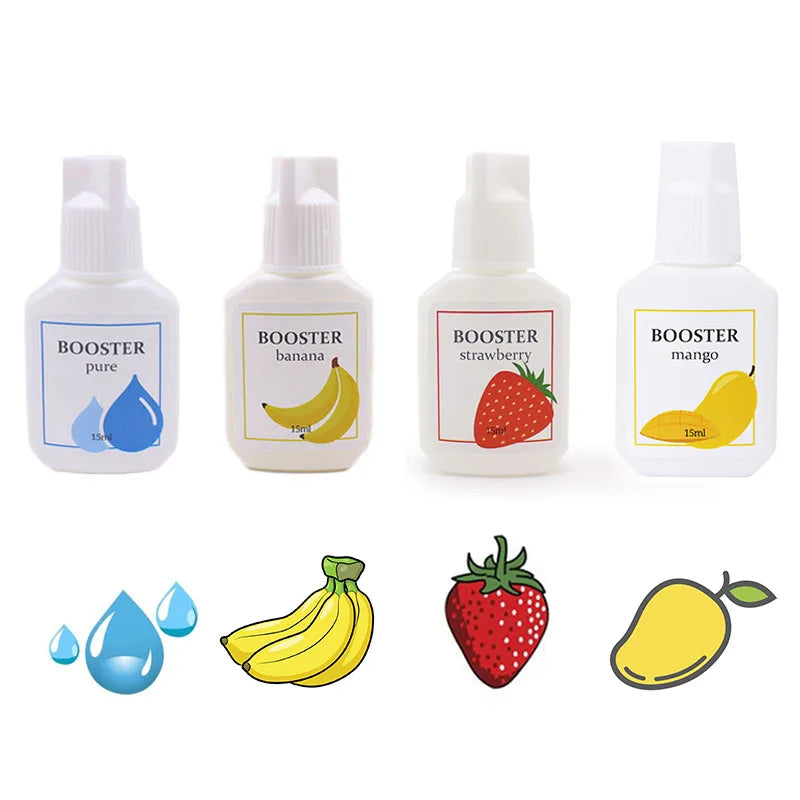 PRE TREATMENT CLEANSER 15ml Banana Pure Booster Korea Glue Eyelash Extension Supplies Makeup Tools Strawberry Super Bonder Mango