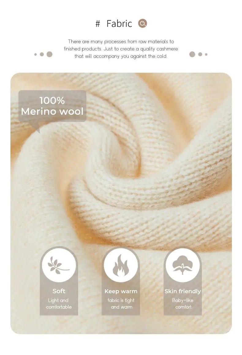 High Quality Men's Hoodies Spring Autumn Pullover Sweater Smart Casual 100% Merino Wool Knitwear Comfort Korean Popular Clothes
