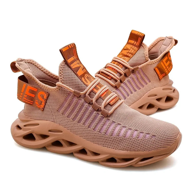 MAEDEF Men Shoes Comfortable Casual Sneakers Breathable Platform Running Shoes Man Mesh Tenis Sport Shoes Waling Tenis Masculino