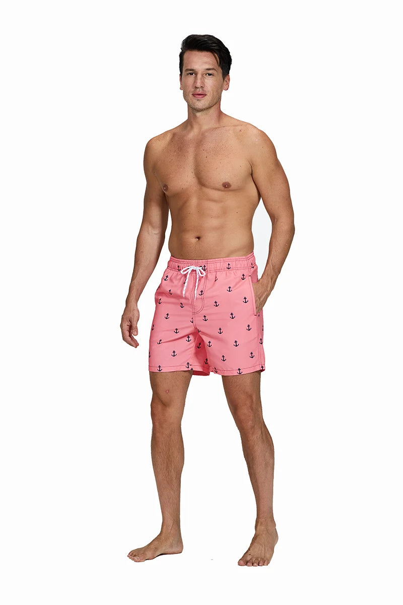 Escatch New Men's Beach Shorts Summer Surf Trunks Plus Size Drawstring Swimwear For Male ESX05 Gym Sportswear Swimsuit