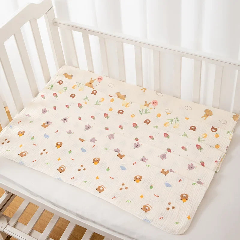 80x80cm Baby Receive Blanket for Newborn Cotton Muslin Swaddle Blanket Bedding Infant Bath Towel Baby Items Mother Kids