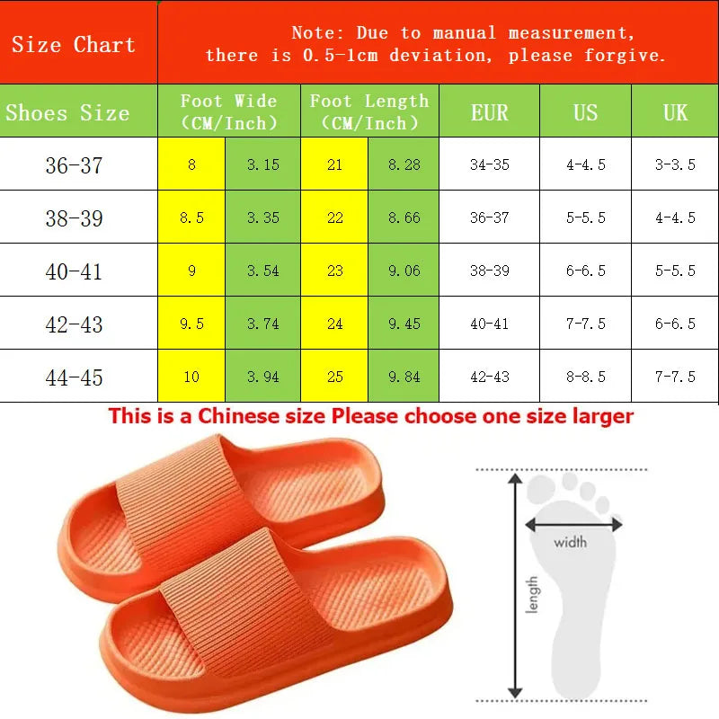 Fashion Home Slippers for Men's Women's EVA Lightweight soft sole slipper Indoor Y2k Casual Bathroom Anti-Slip Sandal Flip-Flops