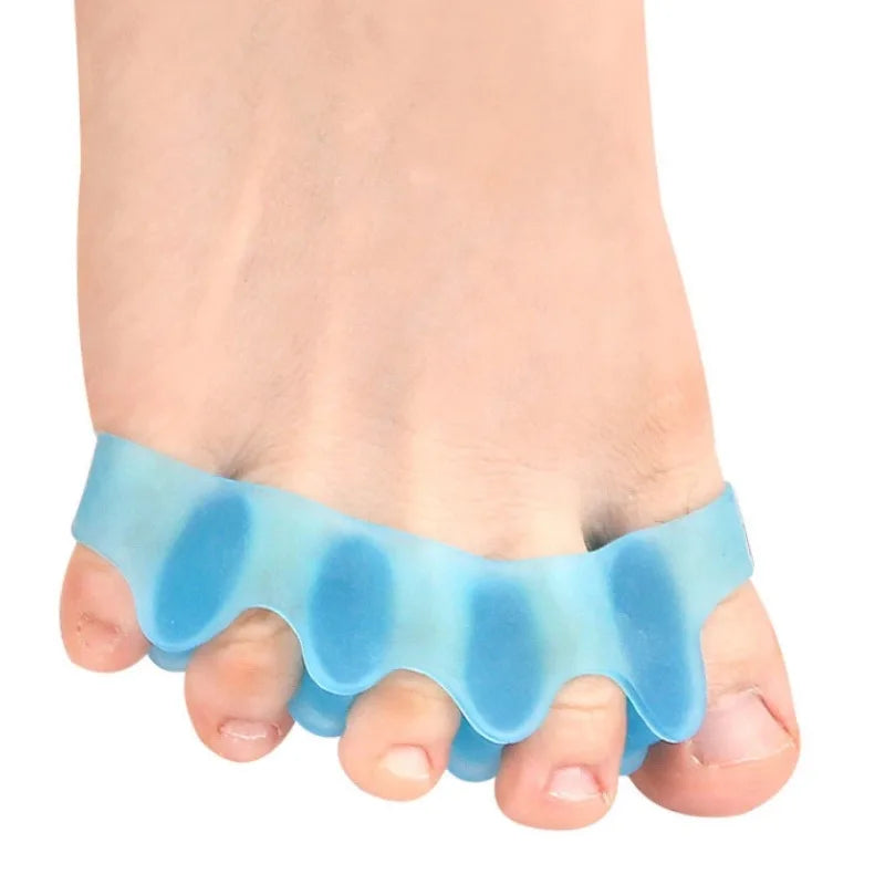 1Pairs Toe Separators Thumb Valgus Bunion Adjuster Gel Splitter Hammer Corrector Protector Foot Pain Relief Silicone Straighten