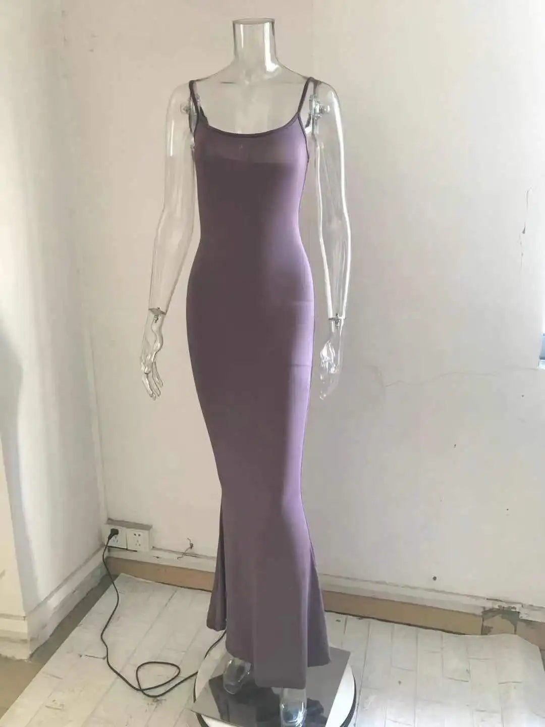 Dresses For Women 2023 Sexy Spaghetti Strap Black Long Dress Evening Y2k Sleeveless Solid Skinny Bodycon Maxi Vestidos