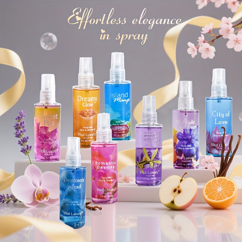 20 Different Long-lasting Fragrance Women's Perfume Sprays, with A 7-8 Hour Floral Sweet Scent. Suitable for Travel, Surprise Birthday, Valentine's Day Gifts. Confident Use. Long-lasting Fragrance. Perfect for Beach Dates, Po