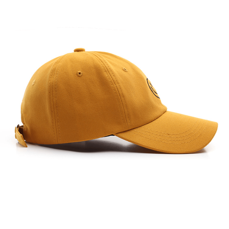 1pc Mens Classic Smile Face Baseball Cap - Soft Cotton, Lightweight, Adjustable, Sunscreen, Embroidered Lettering, Ideal Gift for Daily Casual Wear