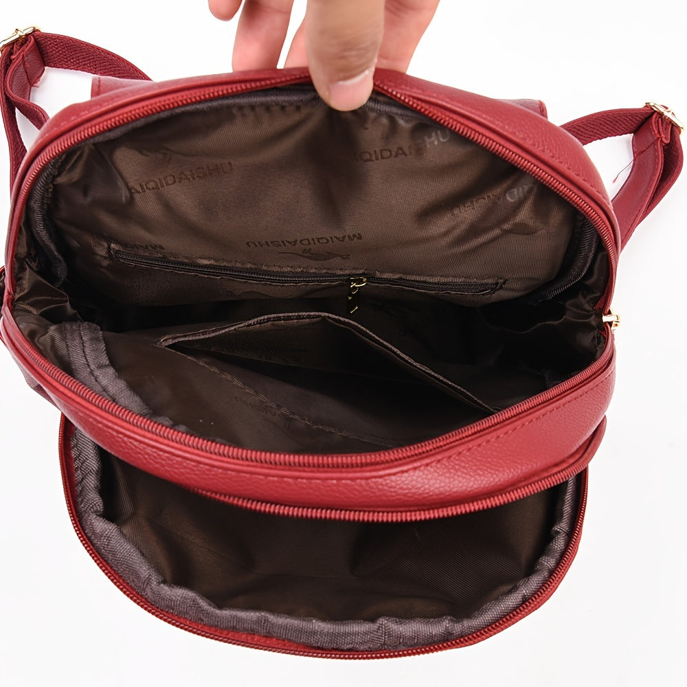 High School Casual Daypack: Waterproof Women's Backpack with Adjustable Straps, Utility Pocket, & Cosmic Style