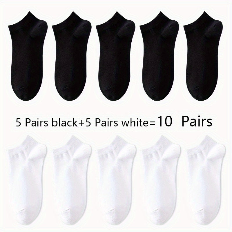 1/5/10/15/30 pair Essential Ankle Socks - 1/5/10/15/30 Pairs, Soft & Lightweight, Low Cut, Women's Stockings & Hosiery