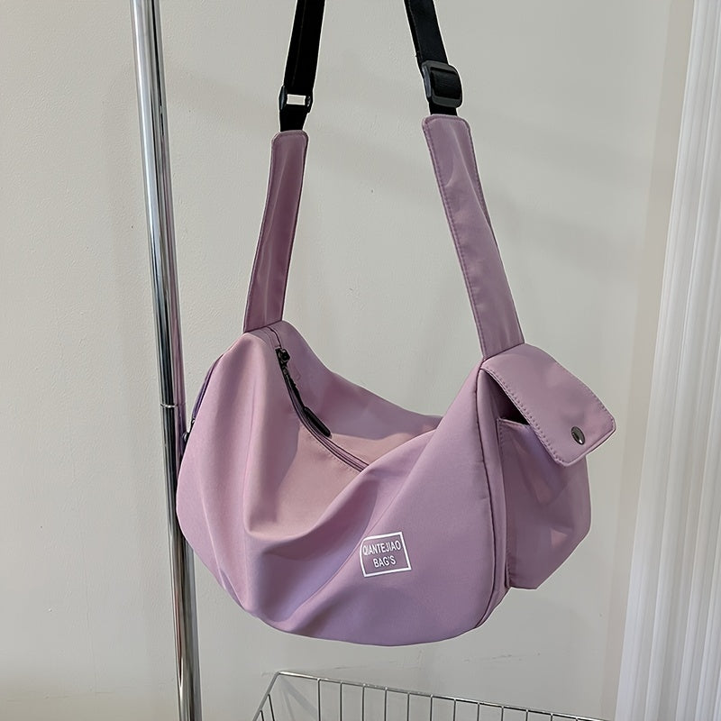 Lightweight Sports Gym Duffel Bag with Shoe Compartment, Crossbody Travel Bag for Weekend Trips
