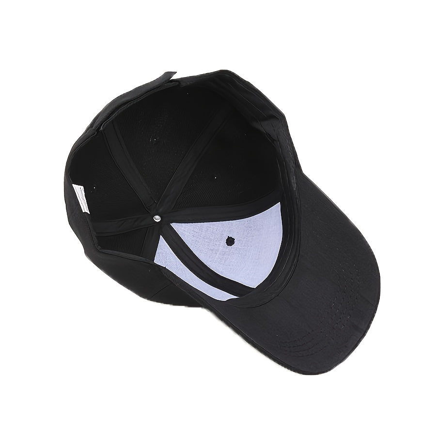1pc Men&Women's Vintage Simple Solid Adjustable Curved Brim Baseball Cap For Outdoor