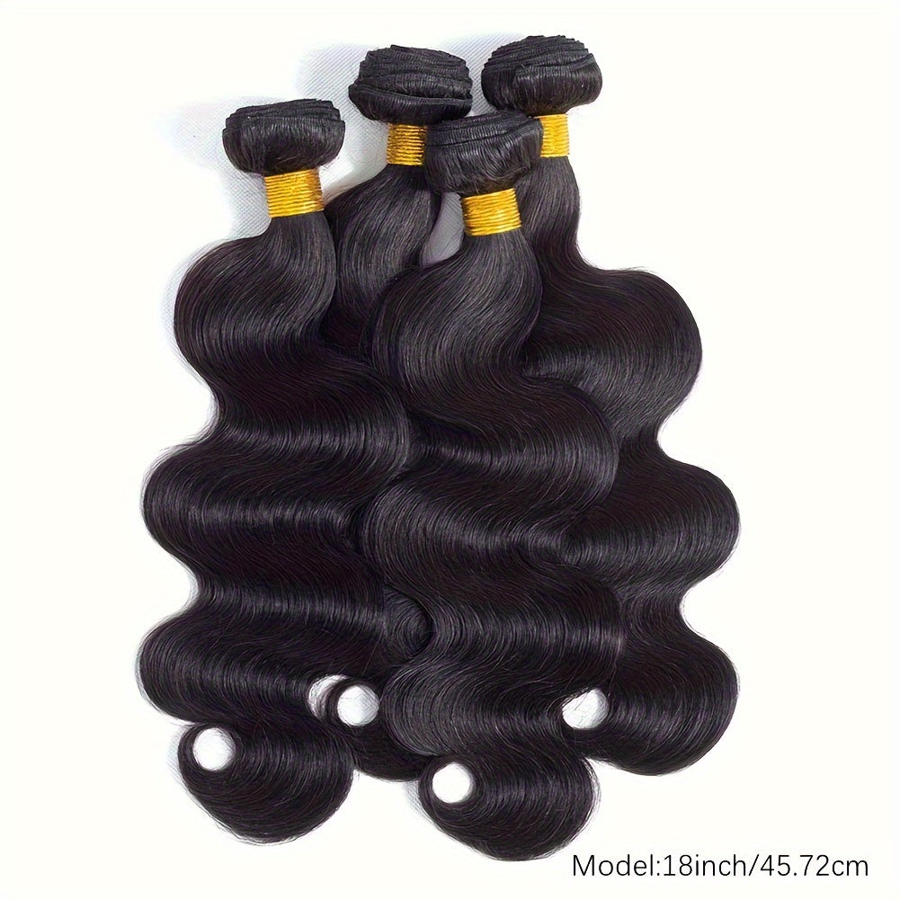 Mother's Day:3pcs Human Hair Extensions Straight Natural Black Human Hair Bundles 10A Weaves 8-30inch for Women