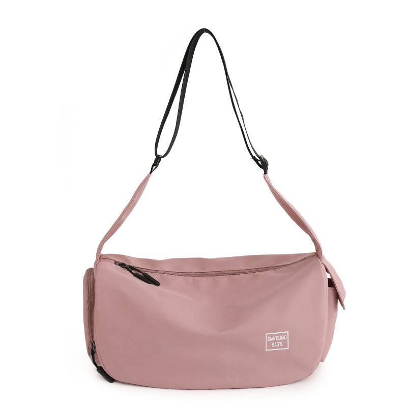 Lightweight Sports Gym Duffel Bag with Shoe Compartment, Crossbody Travel Bag for Weekend Trips