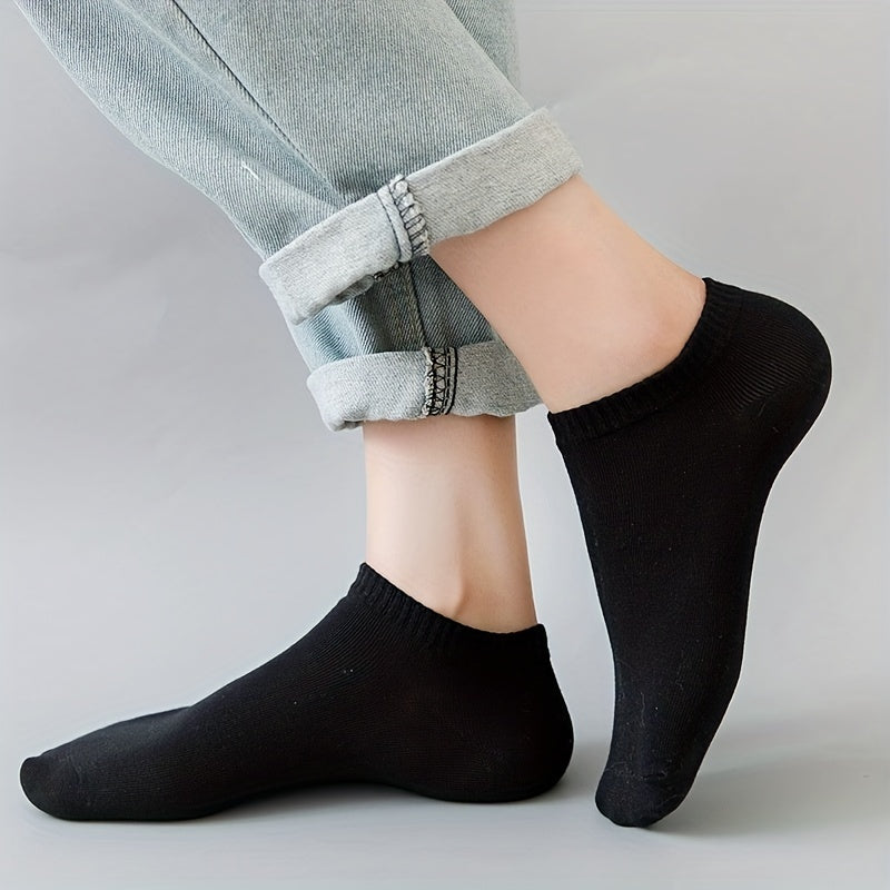 1/5/10/15/30 pair Essential Ankle Socks - 1/5/10/15/30 Pairs, Soft & Lightweight, Low Cut, Women's Stockings & Hosiery