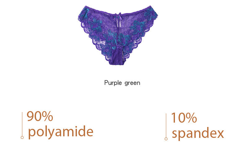 Women's Sexy Lace Panties, Women's Sheer Cutout Lace Bikini Panties
