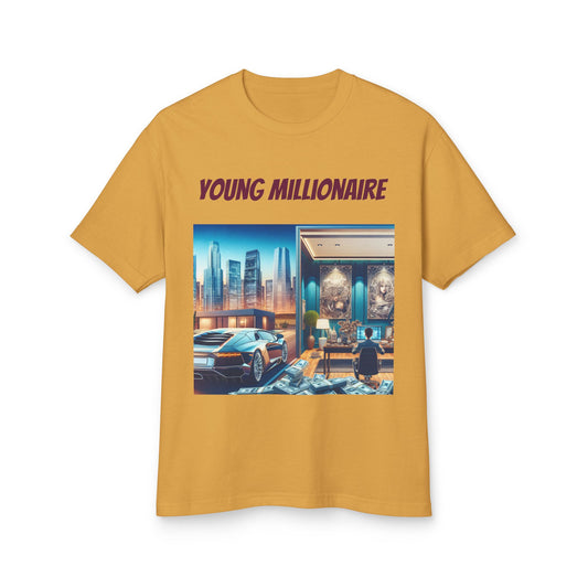 Young Millionaire Graphic Tee - Unisex Heavyweight Cotton Shirt